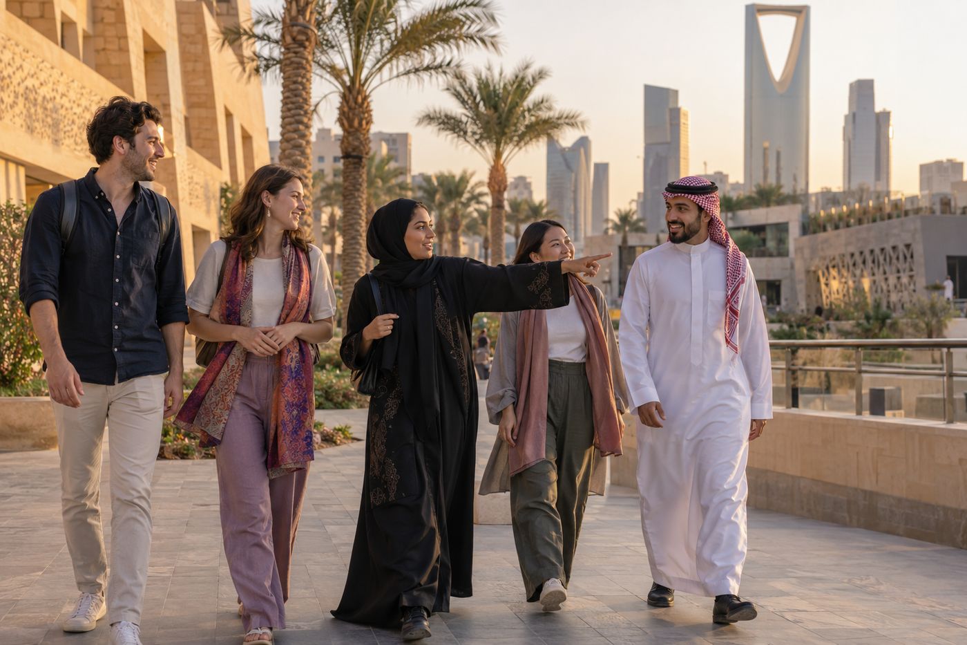 جولة تبادل لغوي في الرياض